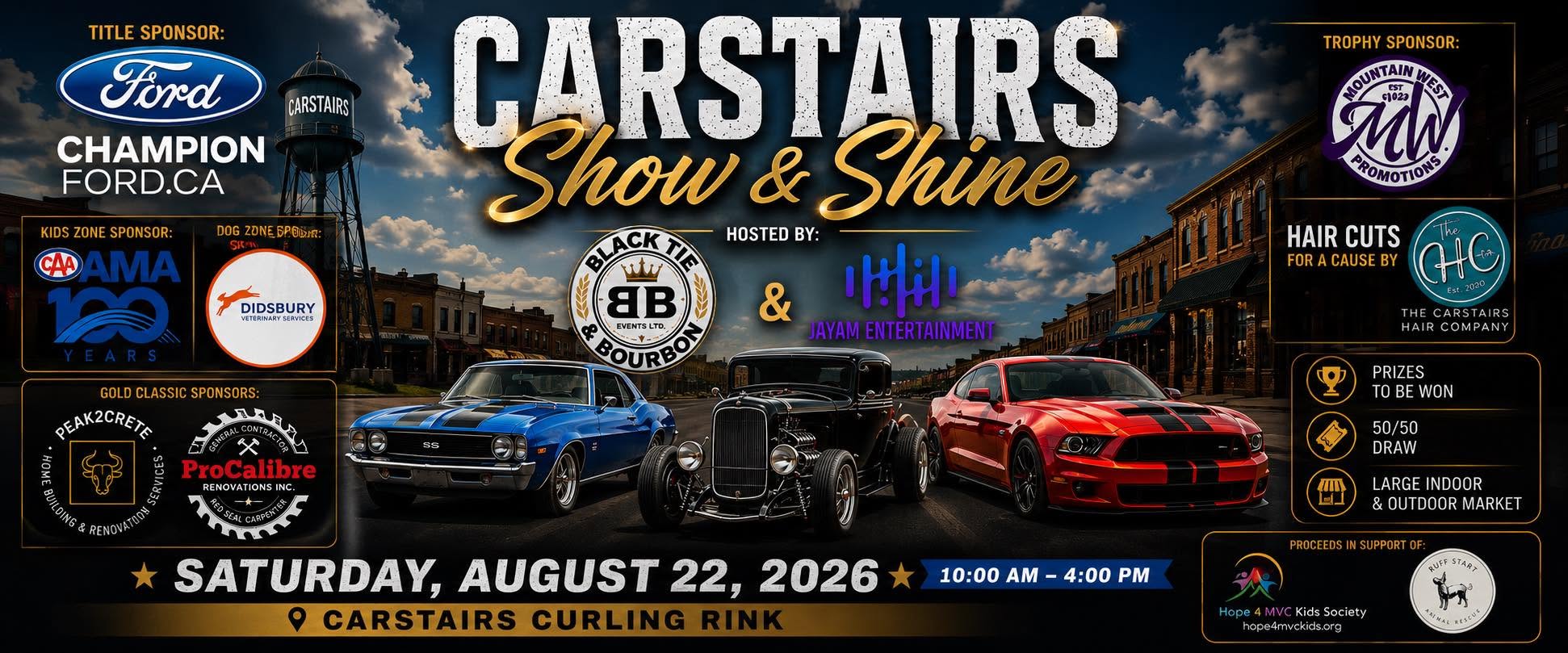 Carstairs Show & Shine event poster, 2026.